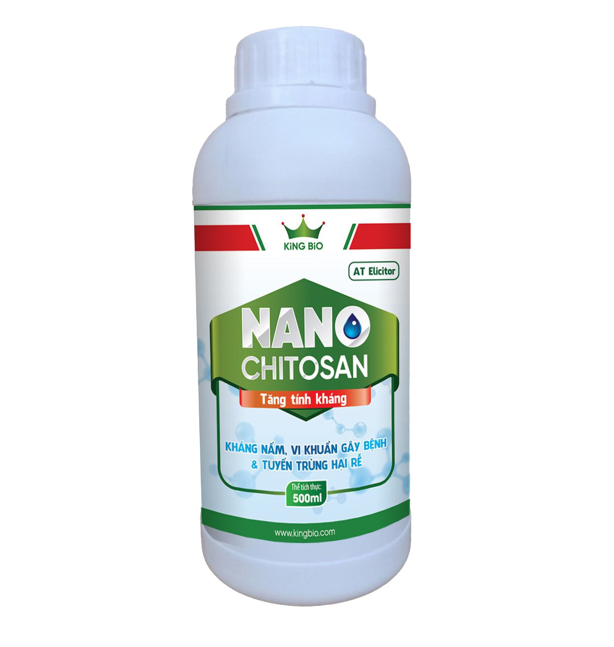 King NANO CHITOSAN - Kháng nấm, Vi khuẩn gây bệnh tuyến trùng hại rễ